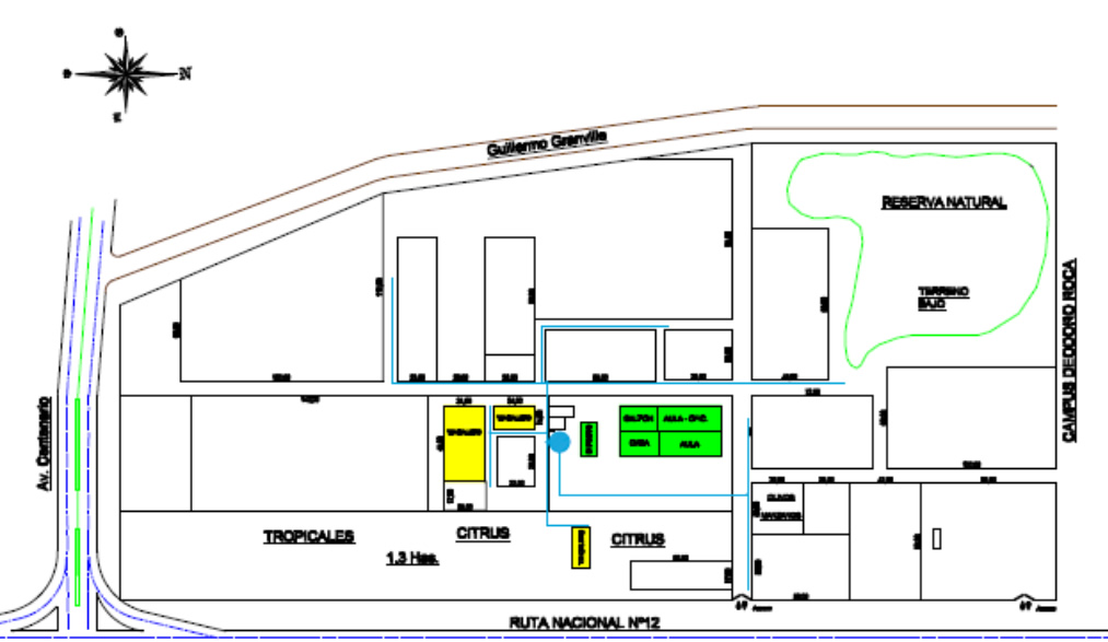 Mapa del Campo Didáctico Experimental
