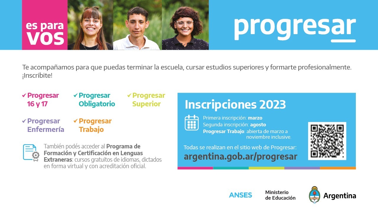 Becas progresar 2023